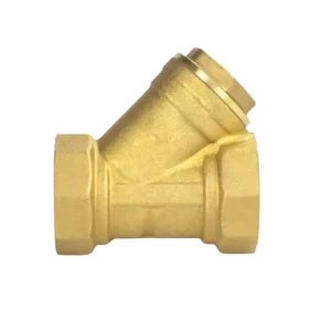bsp female thread brass y type filter strainer valve for plumbing installations