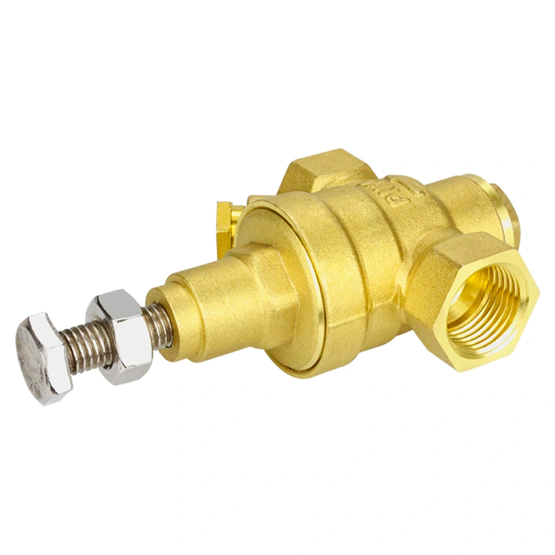 dn15 1/2" inch adjustable brass pressure regulator water prv pressure reducing valve with handle