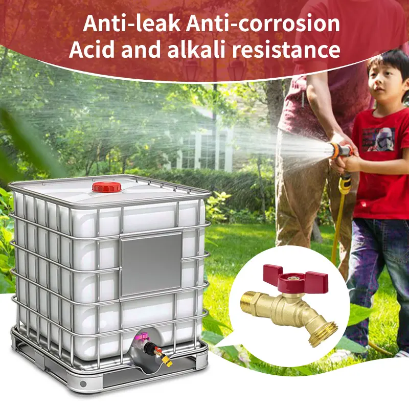 npt thread 1/2" mip 3/4 mht garden water hose outlet brass ball valve